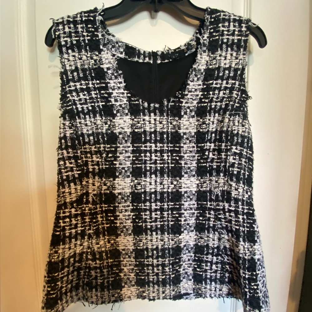 Theory tweed top